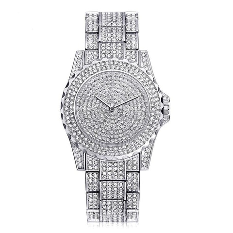 Luxury Crystal Quartz Watch