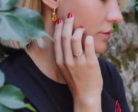 Adjustable Flower Ring