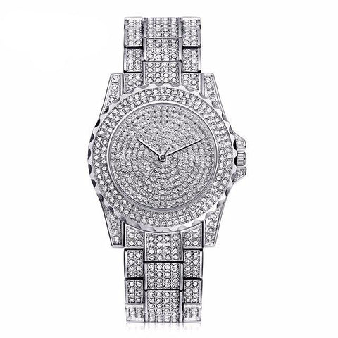 Luxury Crystal Quartz Watch